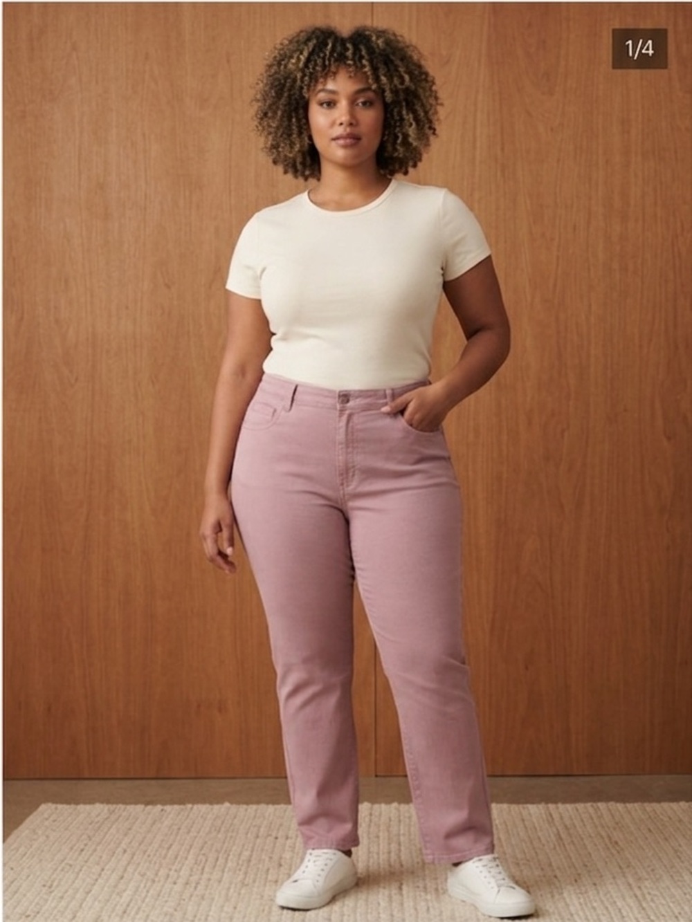 Amanda Jeans in pink